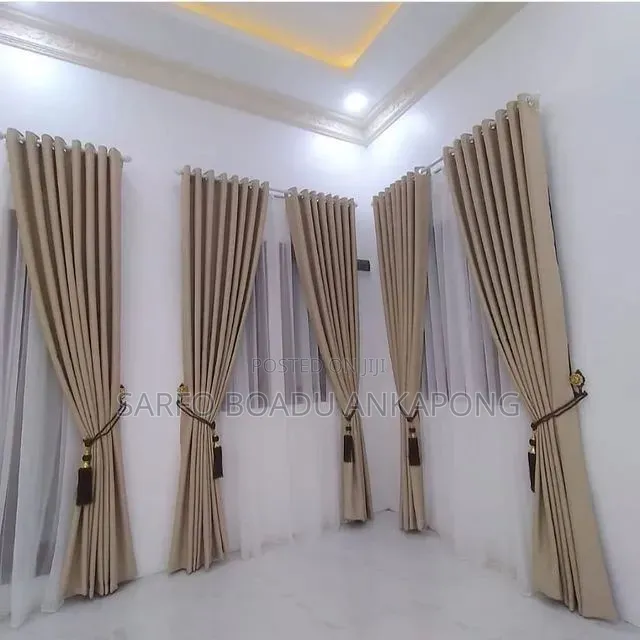 Creamy Colour Curtains