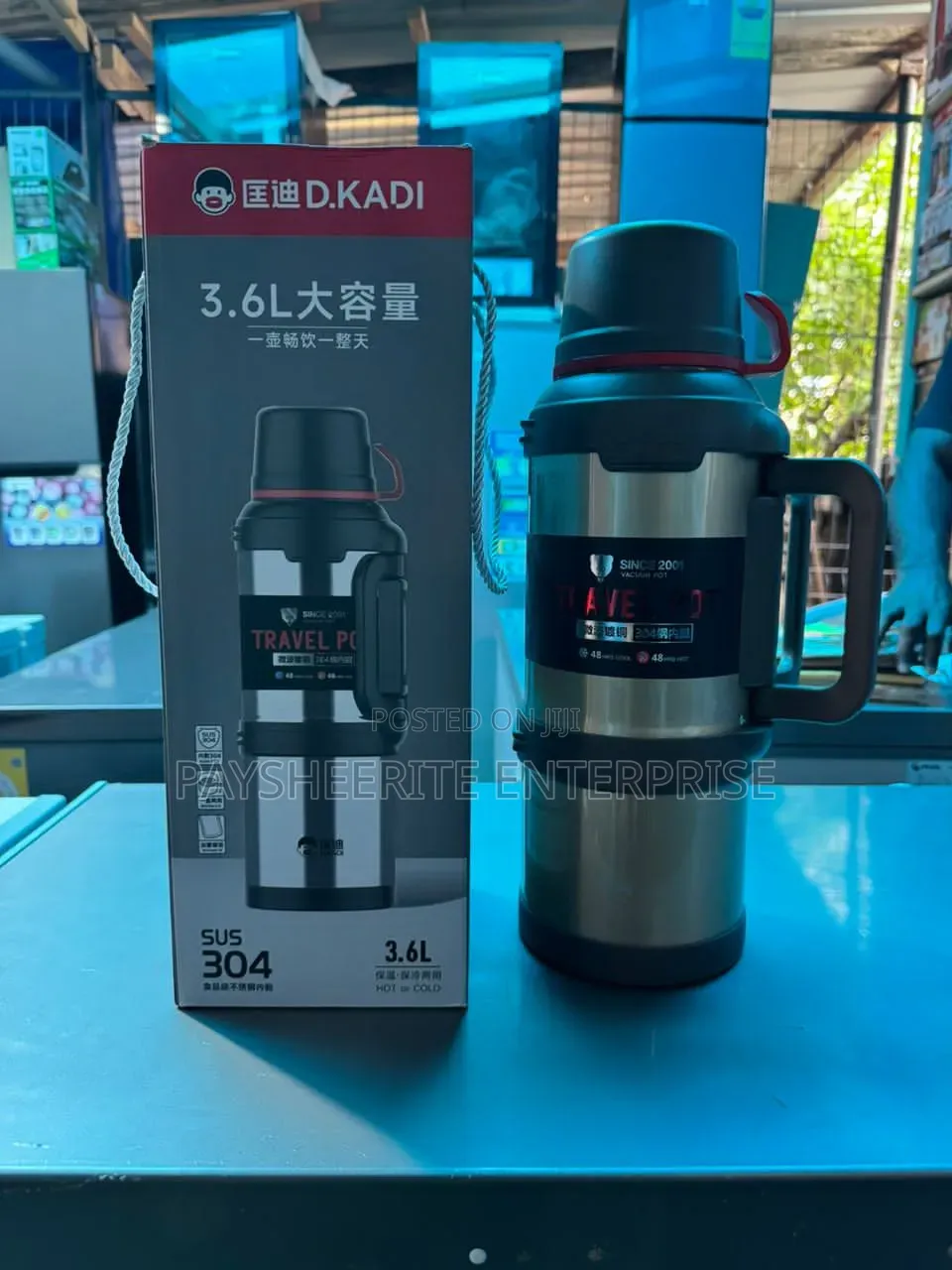 D Kadi Vacuum Flask 
3.6l