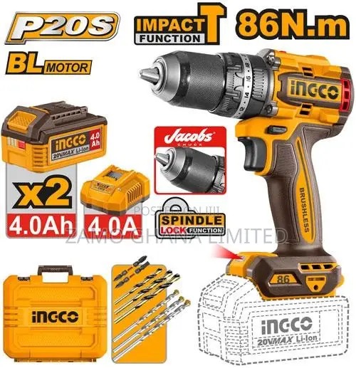 Brushless Cordless Impact Drill - Cidli208689