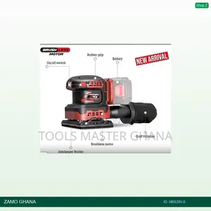 20v Sander Brushless 110x100mm 7000-9000-11000rpm Soft Grip - Nbs20v-0