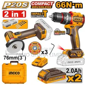 2 PCS Cordless Combo Kit - Ckli20255