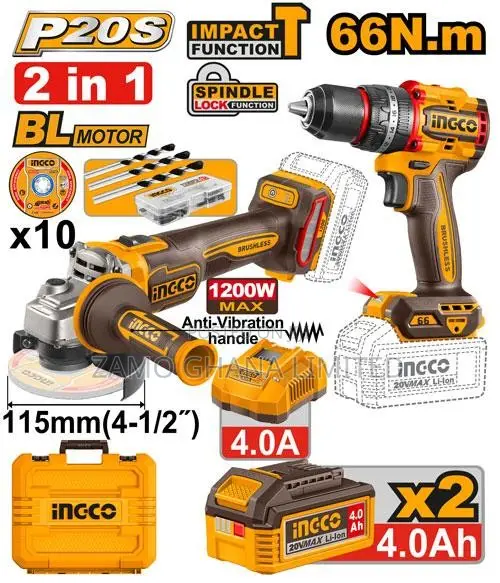 2 PCS Cordless Combo Kit - Ckli20256