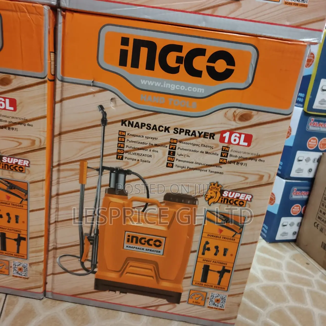 Classy High Drade 16l Knapsack Sprayer From Ingco