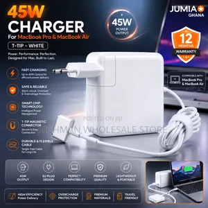 45w Charger for Macbook Pro Macbook Air T-Tip Magnetic Adapter