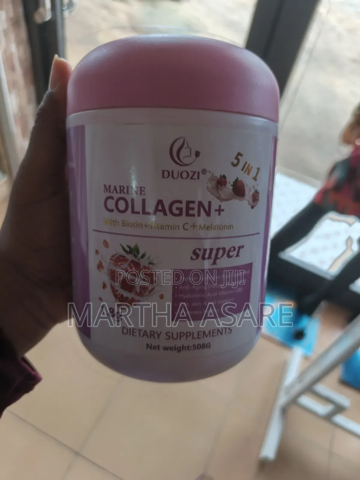 Duozi Marine Collagen+ 5-in-1 With Biotin, Vitamin C Melatonin 508g