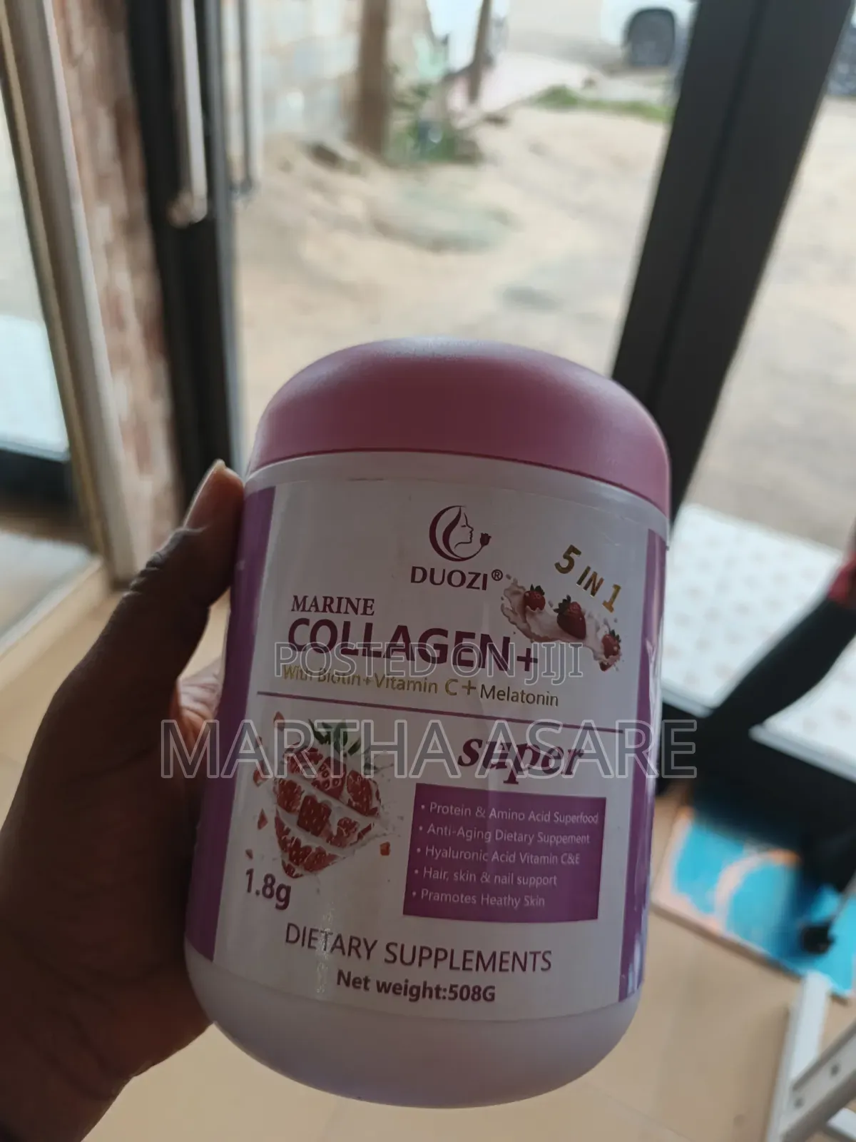 Duozi Marine Collagen+ 5-in-1 With Biotin, Vitamin C Melatonin 508g
