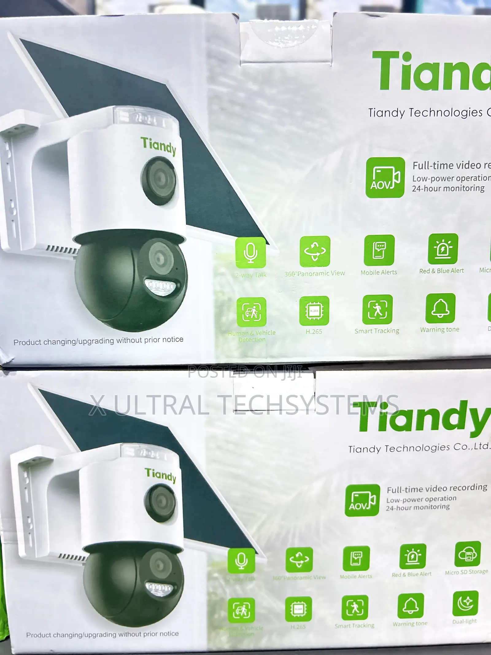 Tiandy 4g Solar PTZ Camera 3mp X2