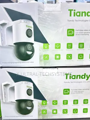 Tiandy 4g Solar PTZ Camera 3mp X2