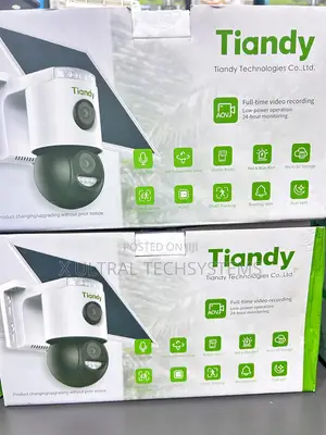 Tiandy 4g Solar PTZ Camera 3mp X2