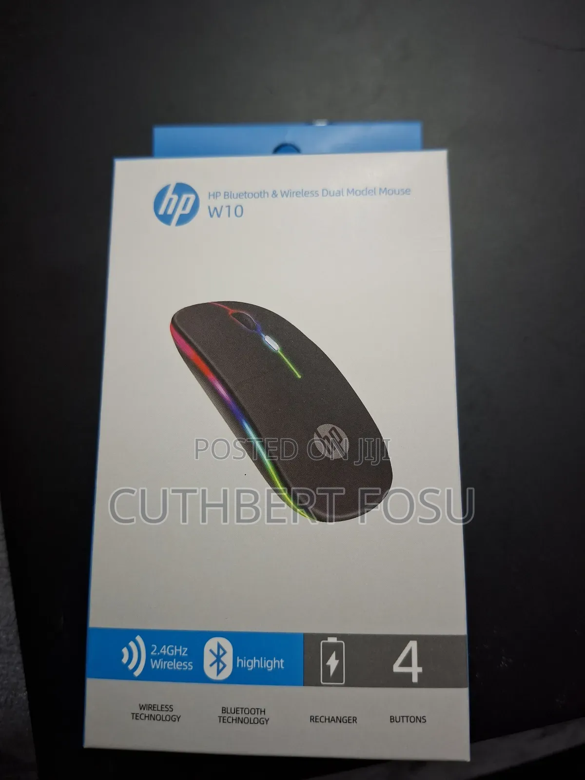 Dual-Mode Wireless Rechargeable Mouse