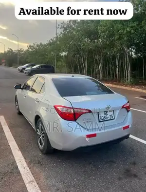 Available for Rent-Toyota Corolla