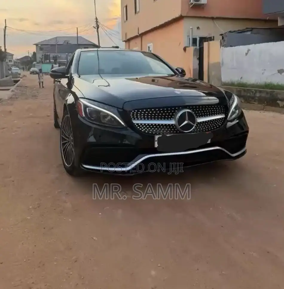 Black Benz C300 Available for Rent