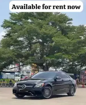 Black Benz C300 Available for Rent