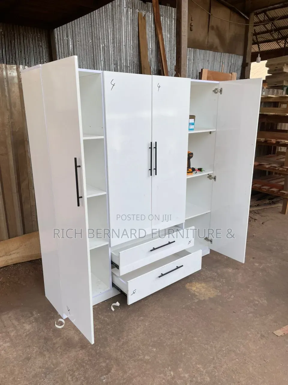 6feet by 6feet Foreign Laminated Wardrobe