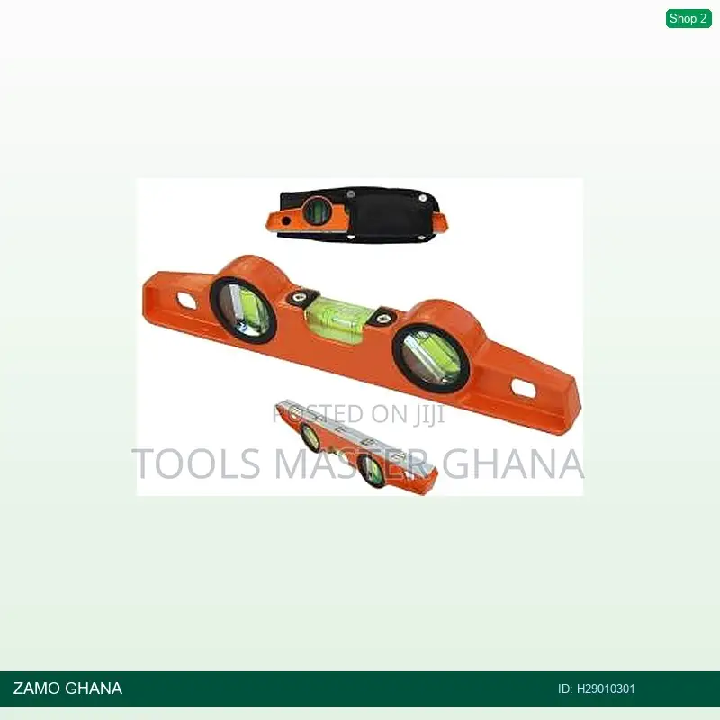 Aluminium Pocket Level Orange 250mm 10inch - H
