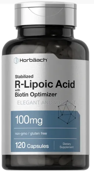R Lipoic Acid 100mg Stabilized | 120 Capsules