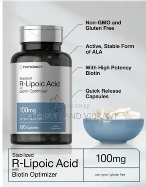 R Lipoic Acid 100mg Stabilized | 120 Capsules