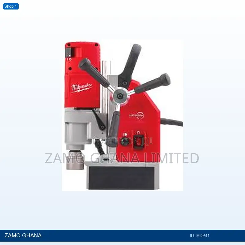 Magnetic Drill + Stand 1200w 41m 13m/Bit 2speed Autostop Perma - Mdp41