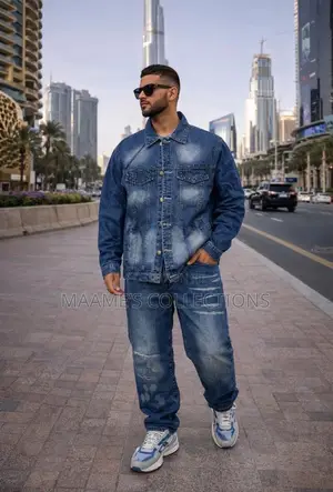 Men’S Denim Jeans Jacket Top And Down Available