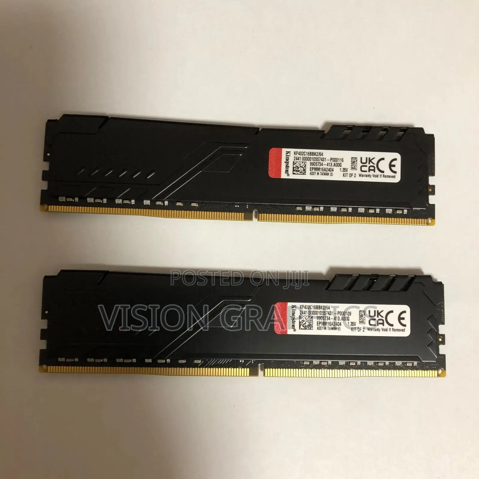 Kingston Fury Beast 32gb Single Stick Each (Ddr4-3200mhz