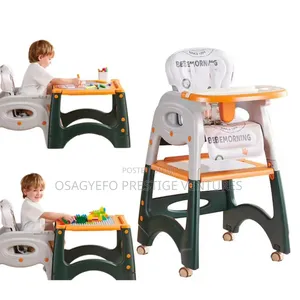 Bebemorning 2-in-1 Convertible Baby High Chair Activity Table