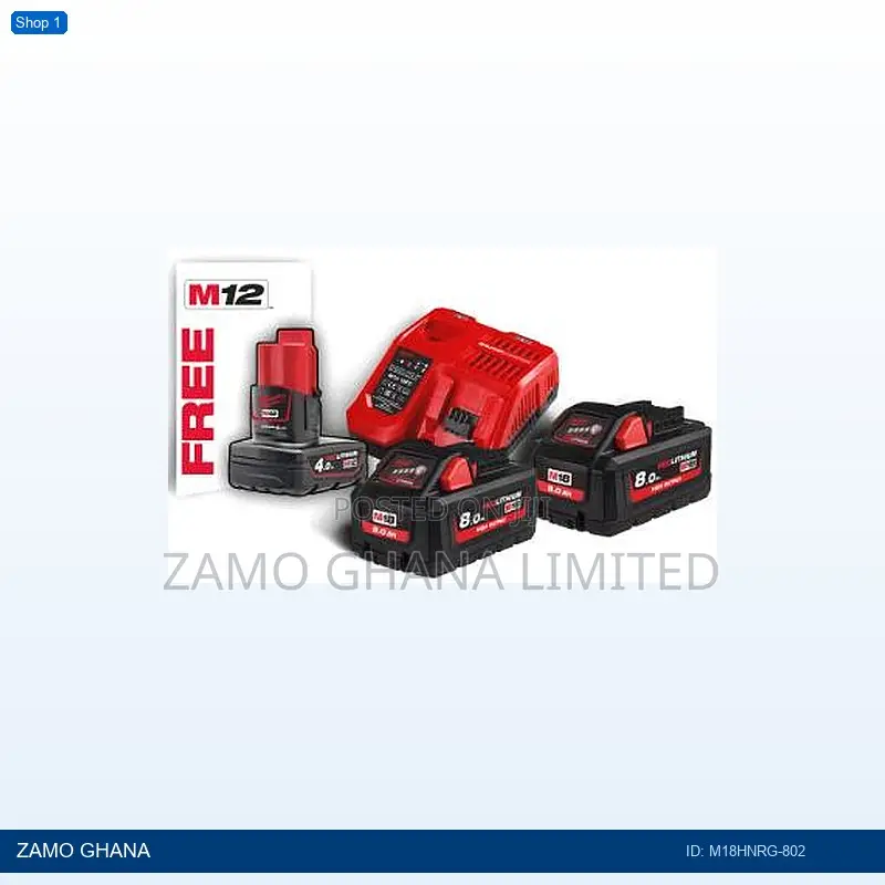 Nrg Pack M18hb8(2) M12b4(1) M12-18fc(1) High Output - M18hnrg-802