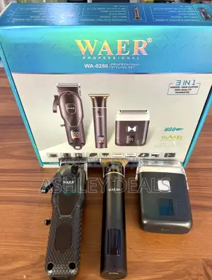 Waer Professional Styling Set ( Clipper , Trimmer and Shaver