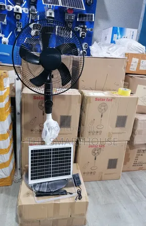 Solar Powered Stand Fan