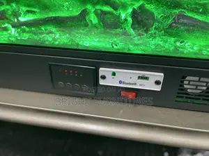 Electronic Tv Stand With Bluetooth Speaker and Light