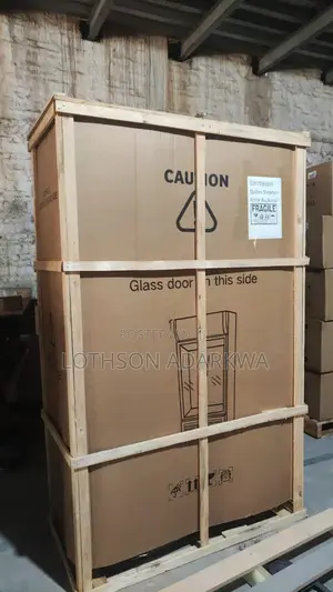 Refrigerator With Double Sliding Glass Doors – Energy Efficient