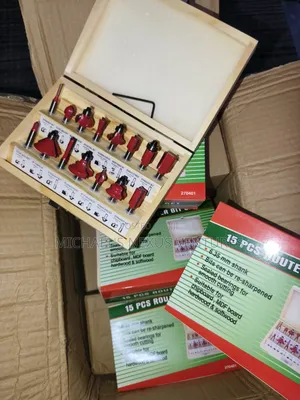 15pcs Router Bits Set