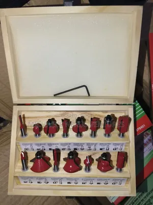 15pcs Router Bits Set