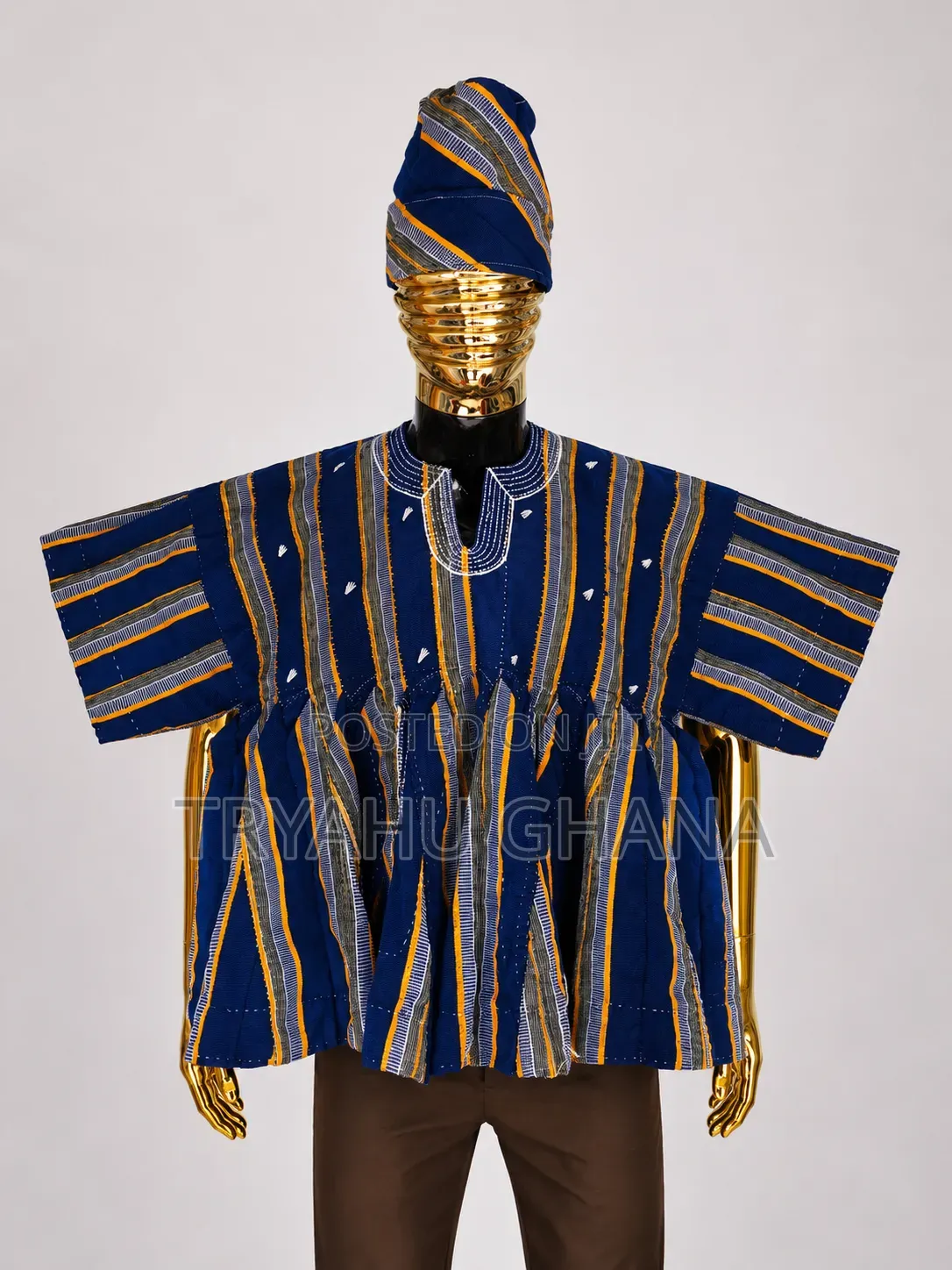 Authentic Northern Ghana Batakari Smock | Tryahu Ghana