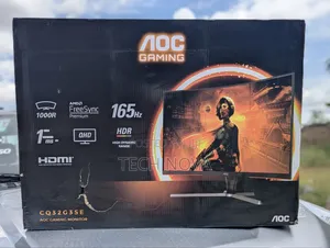 Aoc 32" Curved Gaming Monitor QHD 2560x1440, 1000r, 165hz 1ms, HDR