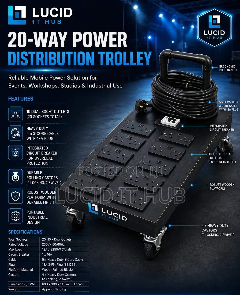 Super Heavy-duty Electrical Extension Board Reliable • Portable • Indu