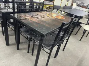 Glass Top Dining Set (Payment on Delivery)