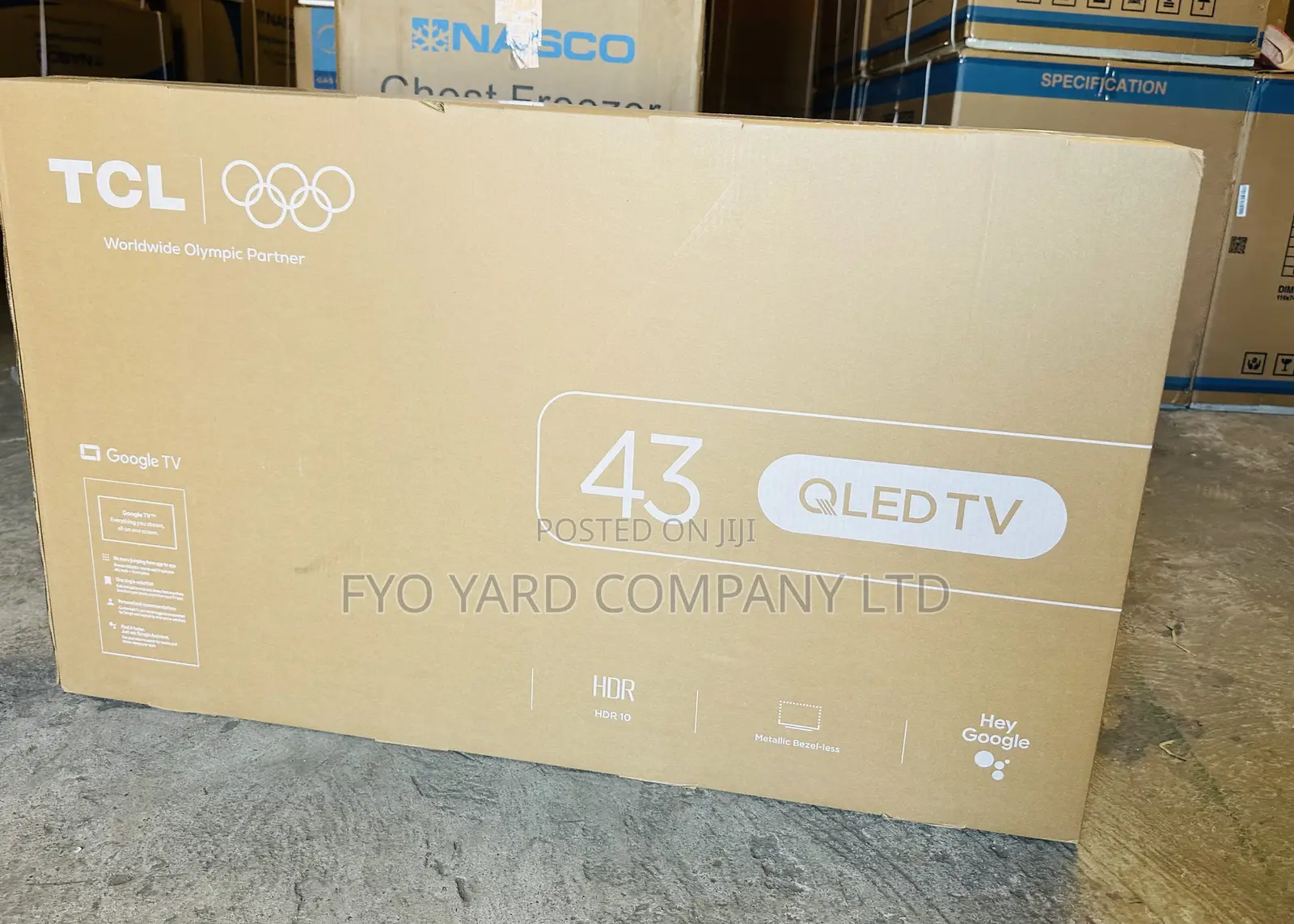 Budget Friendly TCL 43 Smart Qled Andriod Digital Satellite Tv