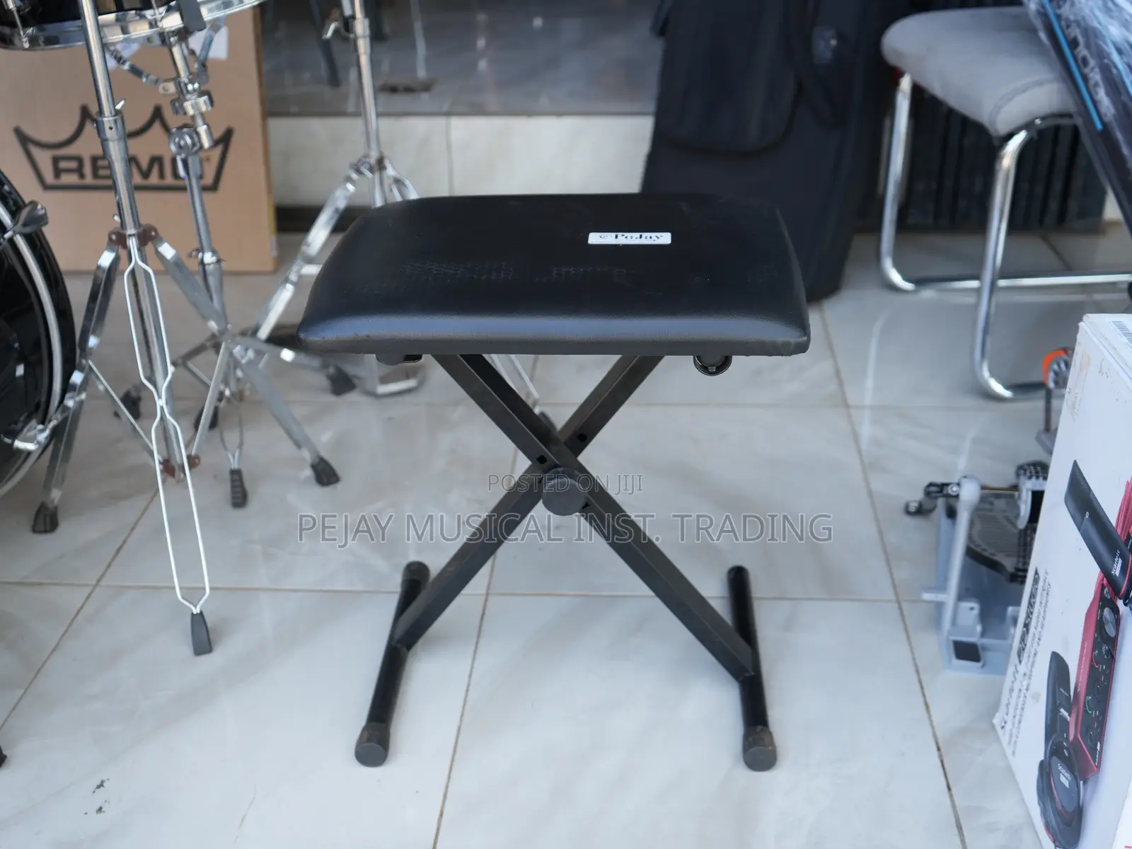 Strong Keyboard Seat/Bench | Comfortable Adjustable | Kumasi