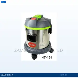 Silent Mode 15l Stainless Steel Wet Dry Vacuum Cleaner Ital - Ht-15j