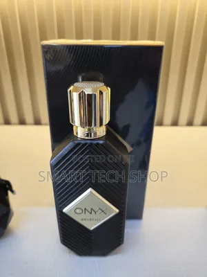 Khadlaj Onyx Gold Eau De Parfum Bottle.