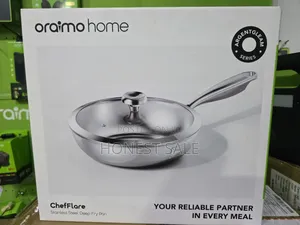Oraimo Chefflare Durable Premium Stainless Steel Deep Fry Pan
