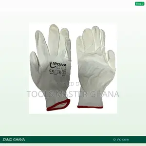 Irona Gloves Pu Polyester White 10 Inch Xl - Iro-130-w
