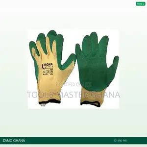 Irona Gloves Latex Crinkled Polycotton 10 Inch - Iro-145