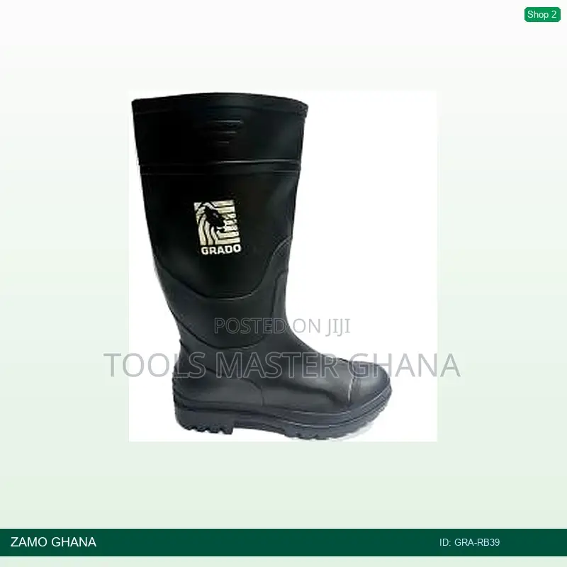 Rainboot Size 39 Wellington Boots - Gra-rb39
