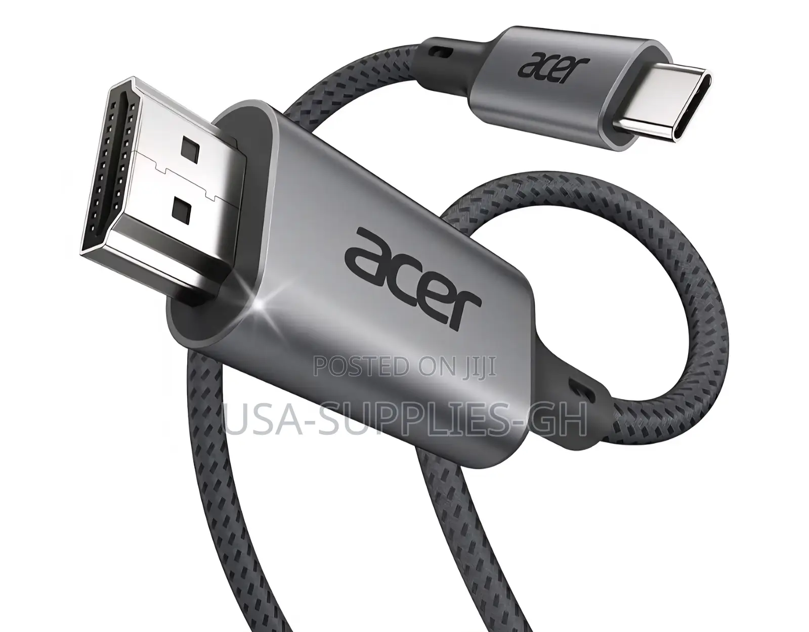 Acer USB C to Hdmi Cable 6.6 Ft( at 60hz)Type C to HDMI Cord From USA