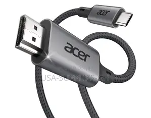 Acer USB C to Hdmi Cable 6.6 Ft( at 60hz)Type C to HDMI Cord From USA