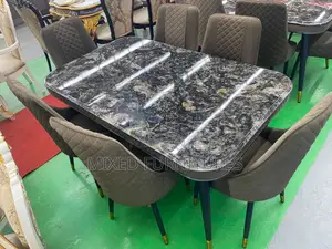 Marble Dining Sets Available for Sale 6 Seater With Leather Chairs