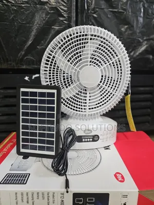 Rechargeable Fans 16w/20w With Solar Panel