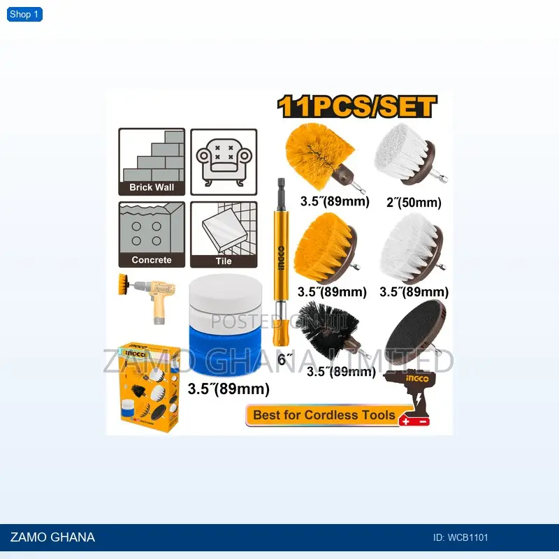 11 PCS Cleaning Brush - Wcb1101