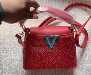 Ladies Rhinestone-Embellished Bag for Parties